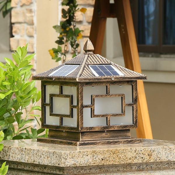 ĐÈN TRỤ CỔNG 3 CHẾ ĐỘ MÀU SIZE 40CM
