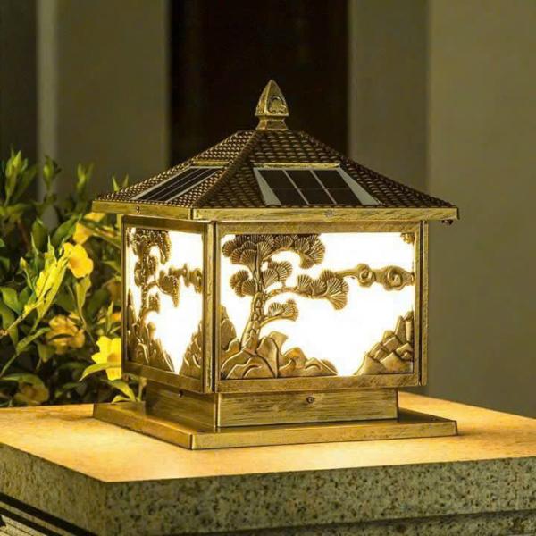 ĐÈN TRỤ CỔNG 3 CHẾ ĐỘ MÀU SIZE 30CM