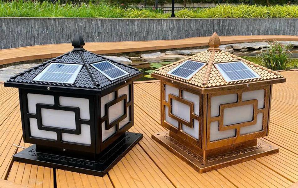 ĐÈN TRỤ CỔNG 3 CHẾ ĐỘ MÀU SIZE 30CM